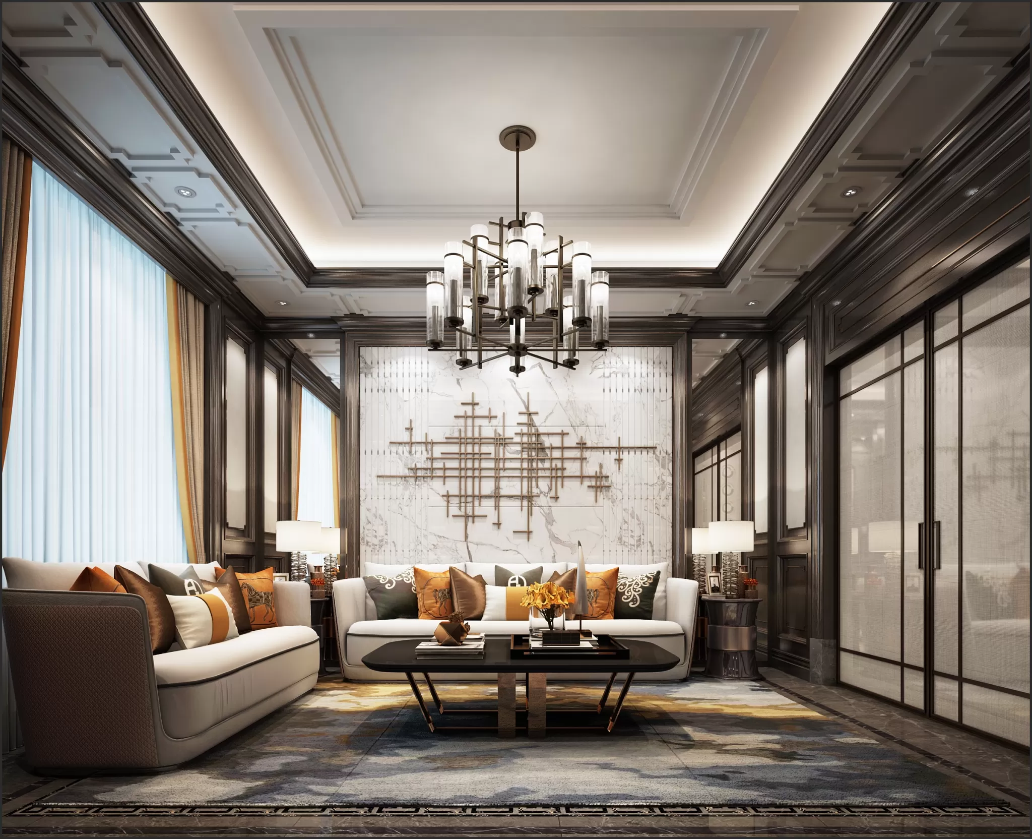 LIVING ROOM – CHINESE STYLE – 1402 LIVING ROOM – CHINESE STYLE – 1402