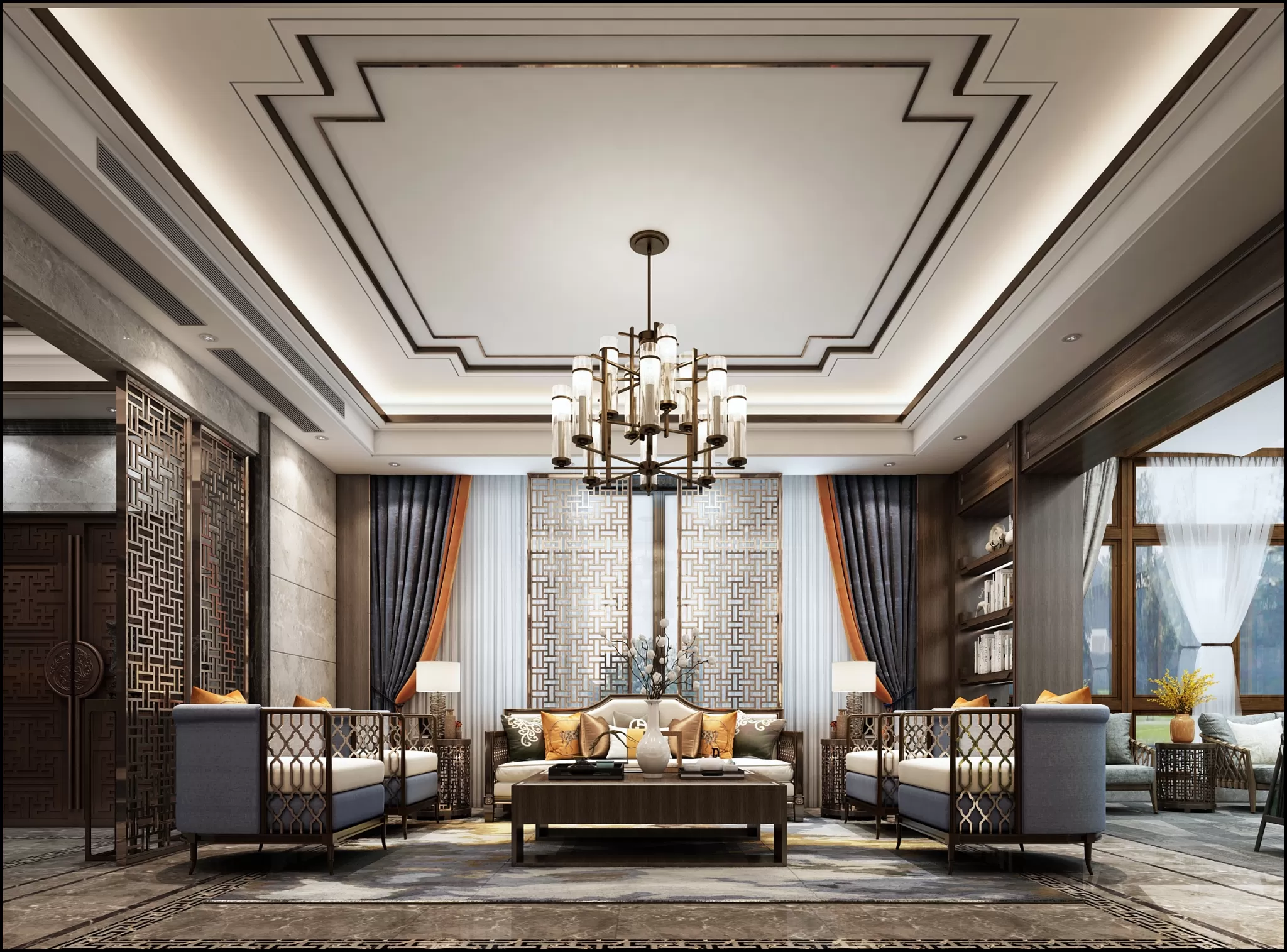 LIVING ROOM – CHINESE STYLE – 1403 LIVING ROOM – CHINESE STYLE – 1403