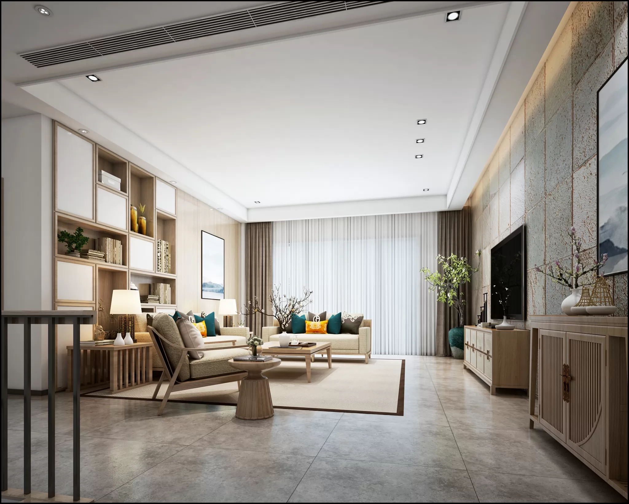 LIVING ROOM – CHINESE STYLE – 1406 LIVING ROOM – CHINESE STYLE – 1406