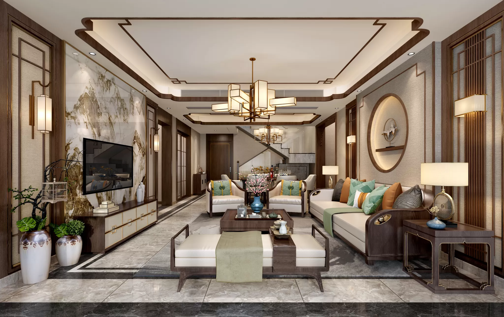 LIVING ROOM – CHINESE STYLE – 1409 LIVING ROOM – CHINESE STYLE – 1409