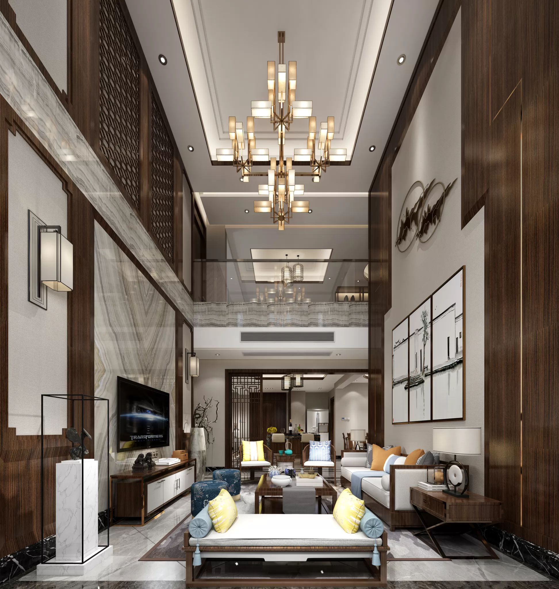 LIVING ROOM – CHINESE STYLE – 1418 LIVING ROOM – CHINESE STYLE – 1418