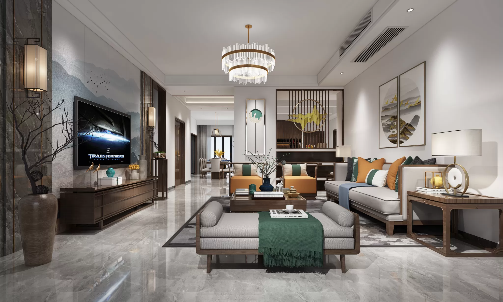 LIVING ROOM – CHINESE STYLE – 1419 LIVING ROOM – CHINESE STYLE – 1419