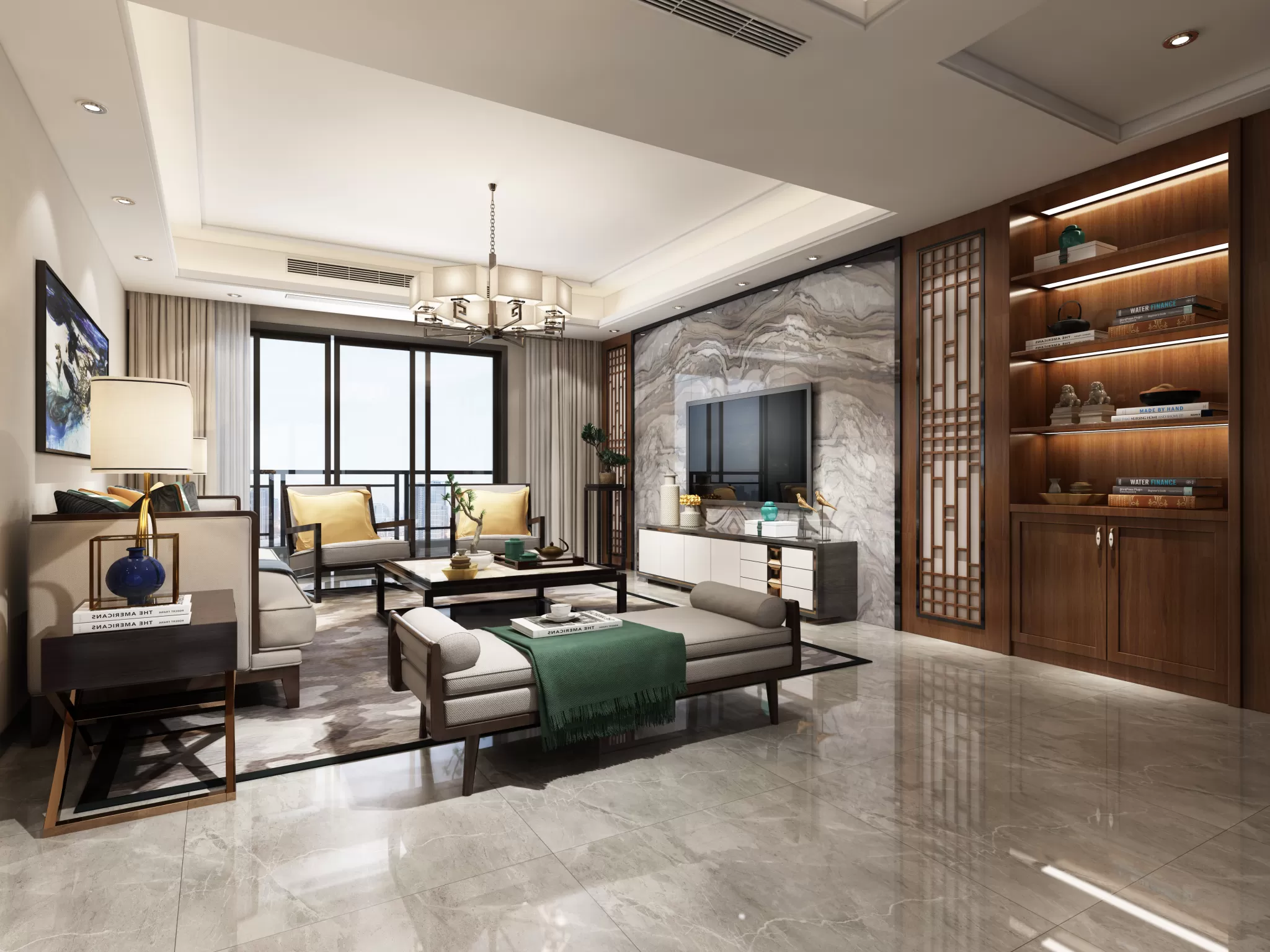 LIVING ROOM – CHINESE STYLE – 1422 LIVING ROOM – CHINESE STYLE – 1422