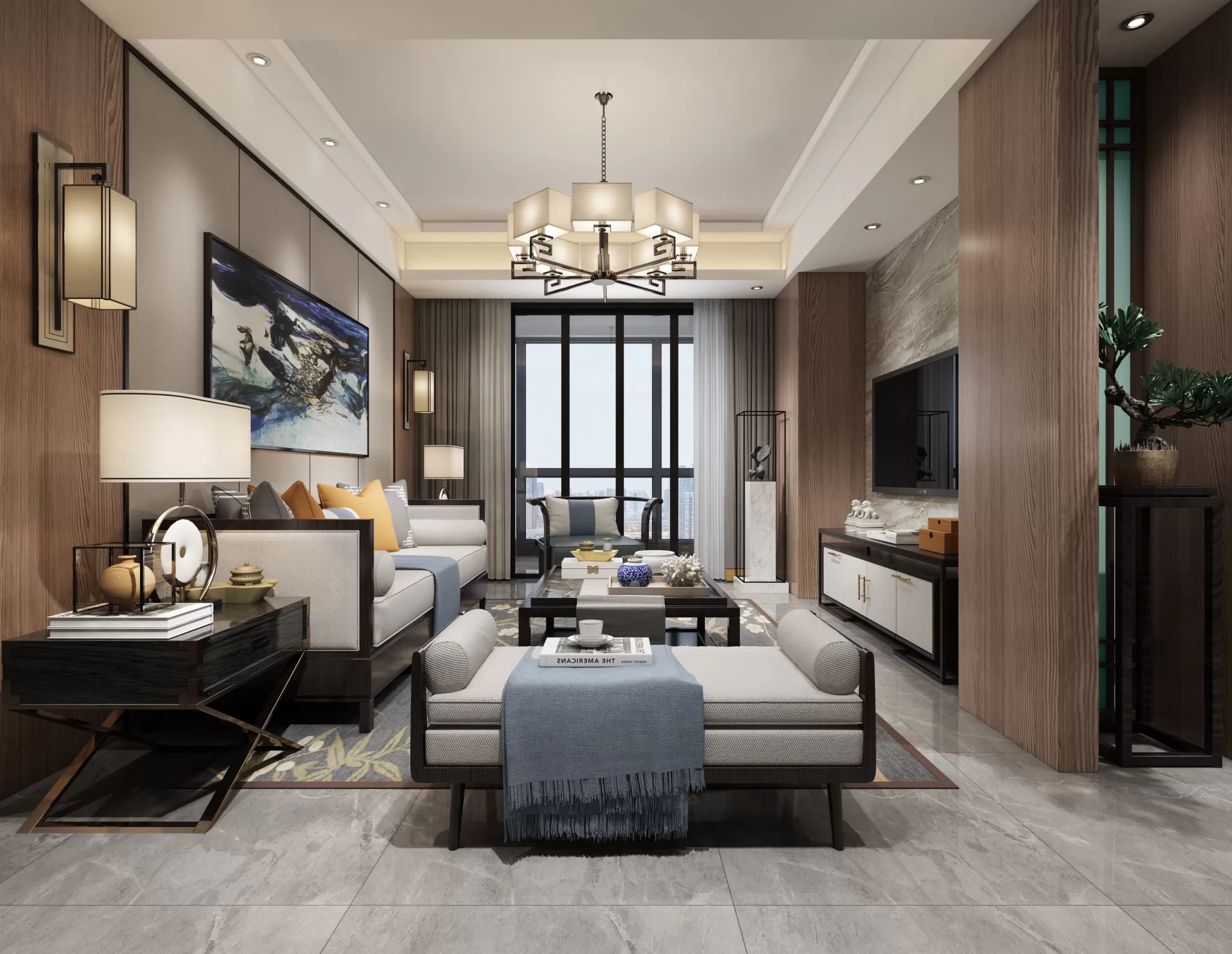 LIVING ROOM – CHINESE STYLE – 1423 LIVING ROOM – CHINESE STYLE – 1423