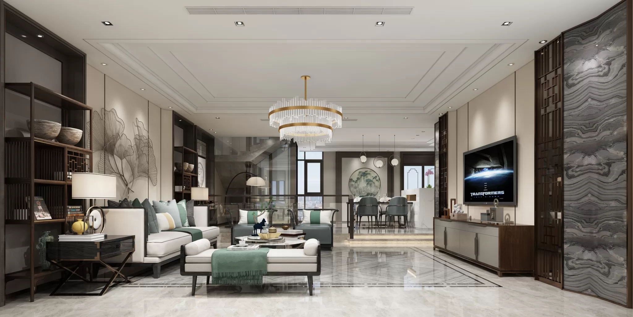 LIVING ROOM – CHINESE STYLE – 1424 LIVING ROOM – CHINESE STYLE – 1424