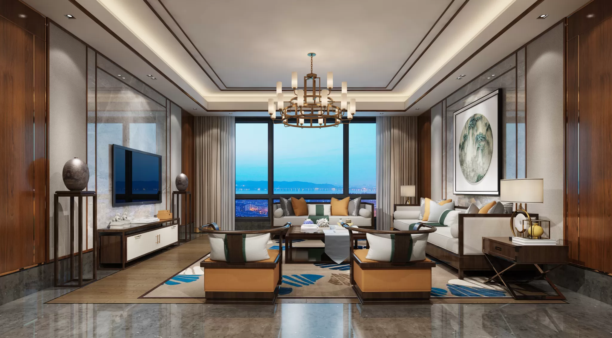 LIVING ROOM – CHINESE STYLE – 1425 LIVING ROOM – CHINESE STYLE – 1425