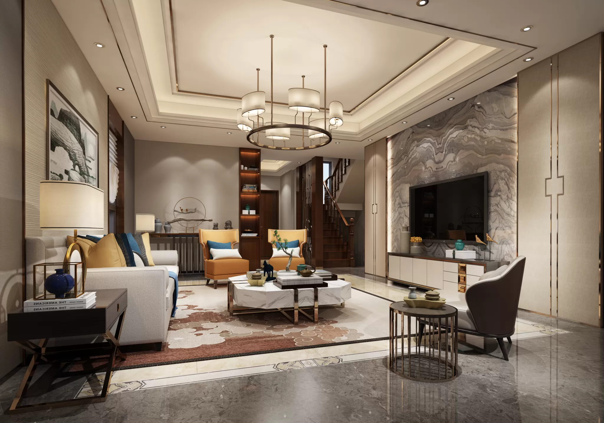 LIVING ROOM – CHINESE STYLE – 1428 LIVING ROOM – CHINESE STYLE – 1428