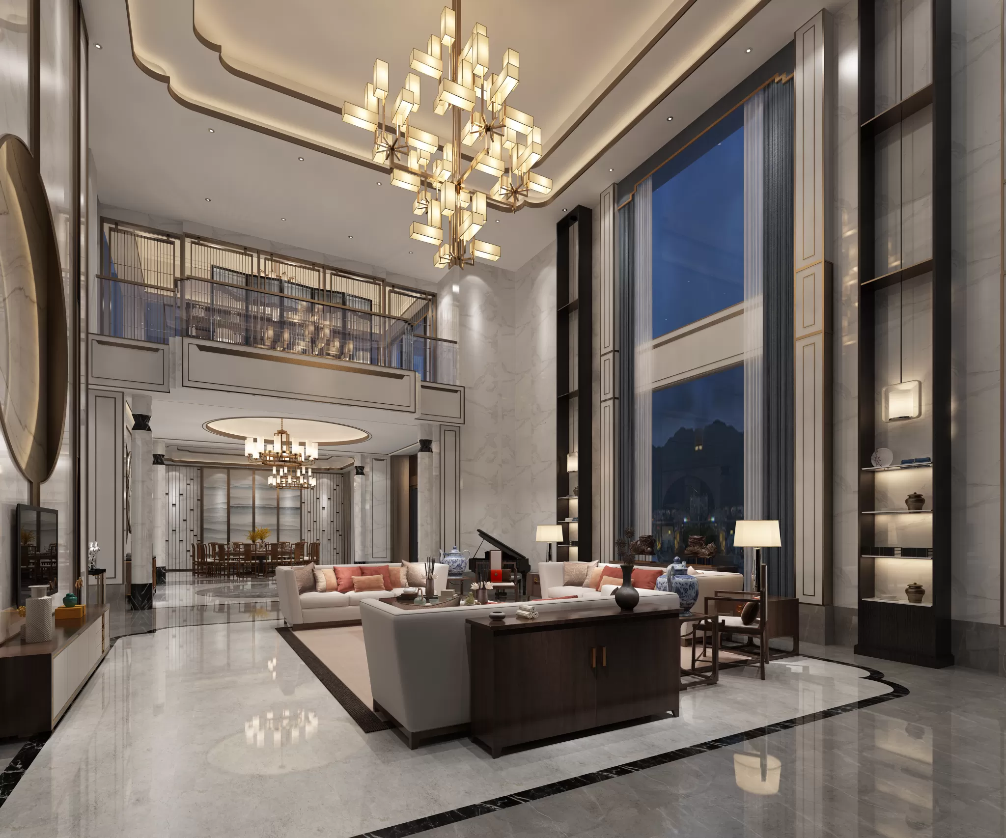 LIVING ROOM – CHINESE STYLE – 1432 LIVING ROOM – CHINESE STYLE – 1432