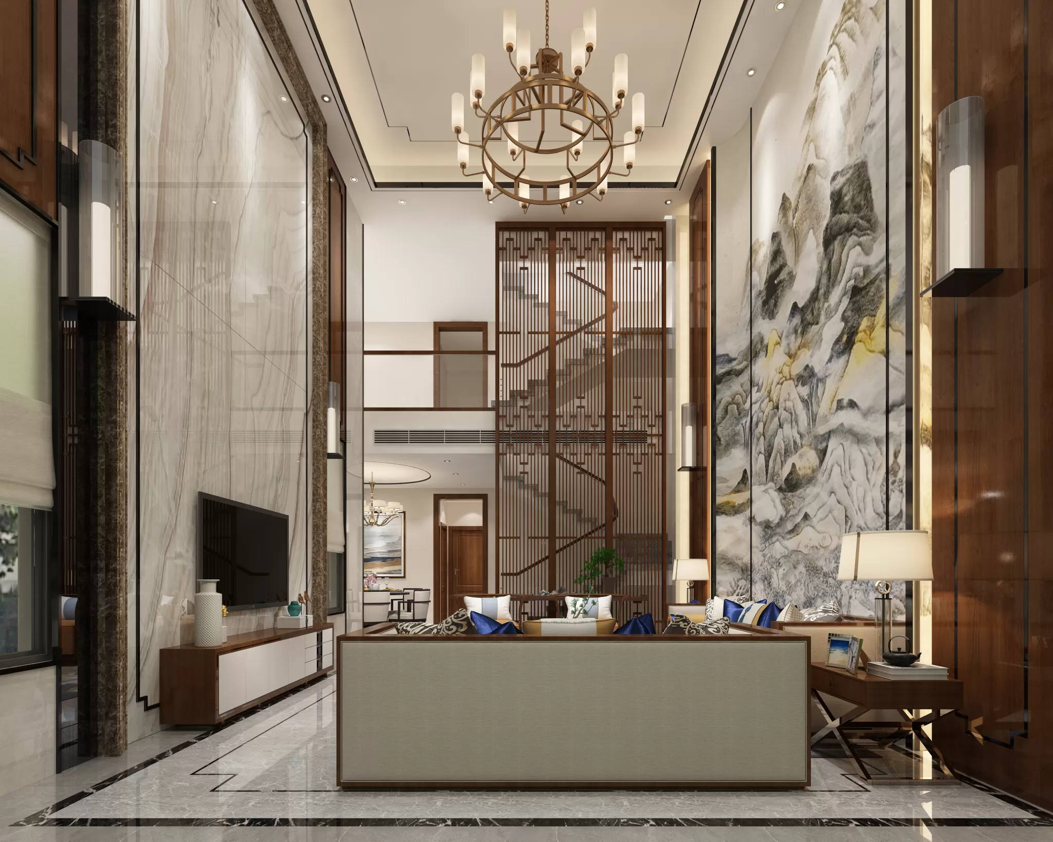 LIVING ROOM – CHINESE STYLE – 1434 LIVING ROOM – CHINESE STYLE – 1434