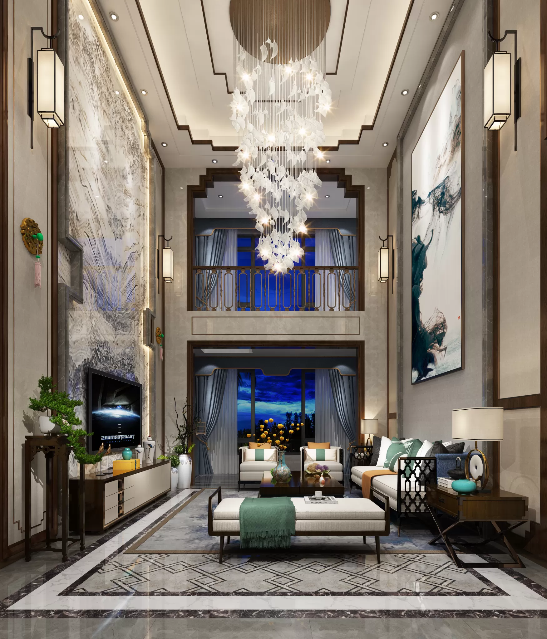 LIVING ROOM – CHINESE STYLE – 1436 LIVING ROOM – CHINESE STYLE – 1436