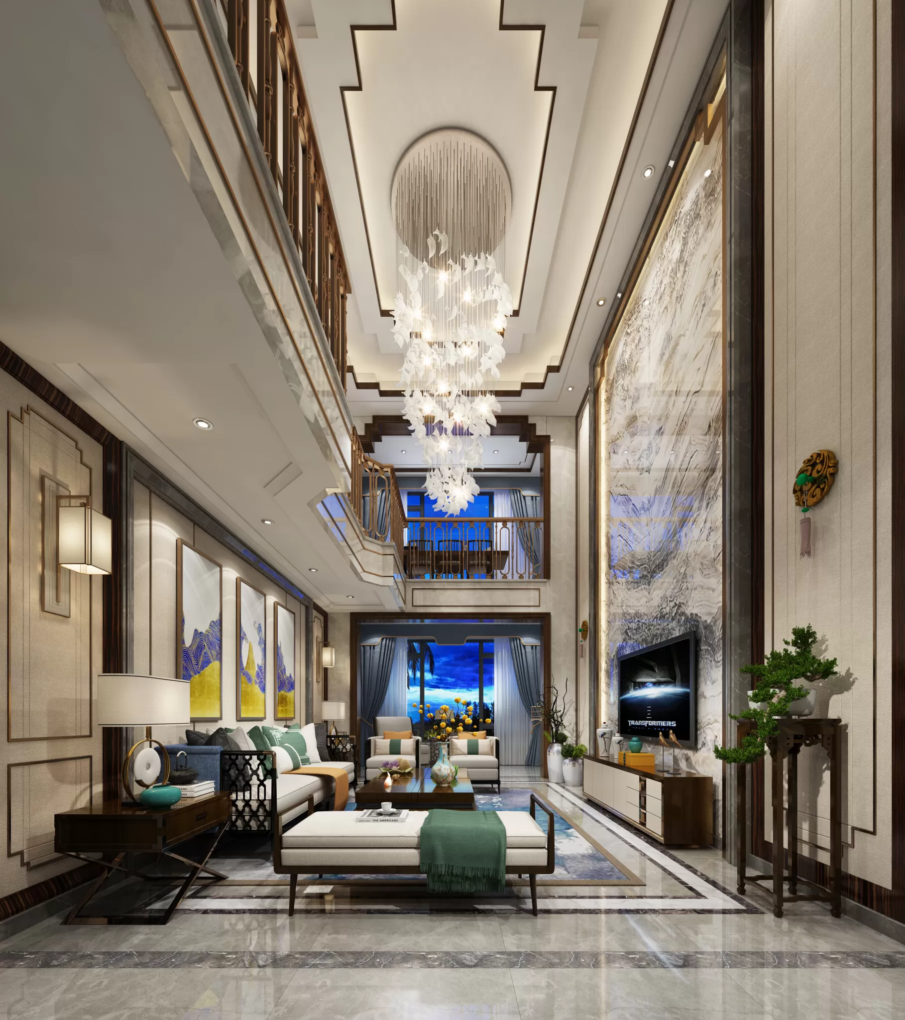 LIVING ROOM – CHINESE STYLE – 1440 LIVING ROOM – CHINESE STYLE – 1440