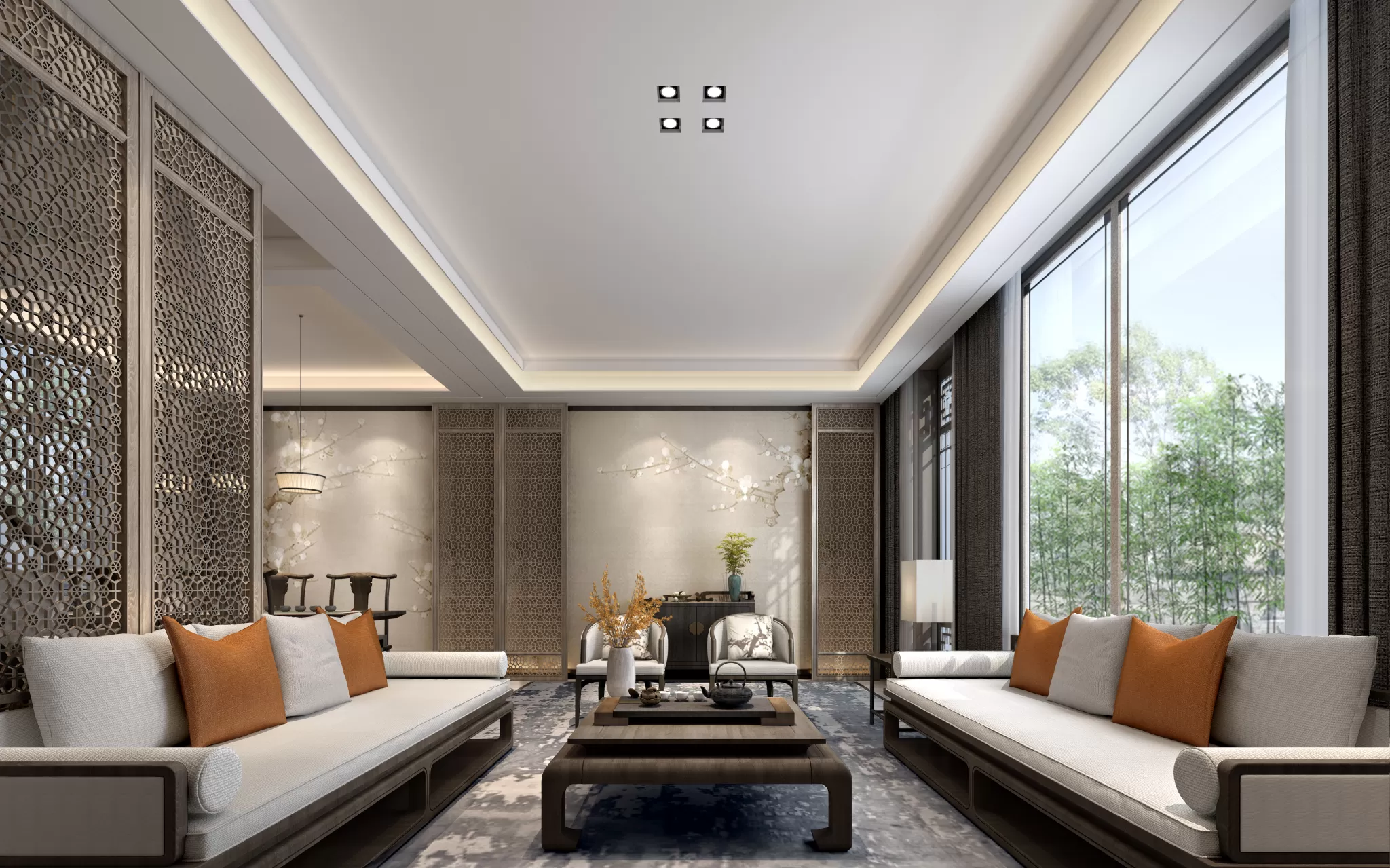 LIVING ROOM – CHINESE STYLE – 1451 LIVING ROOM – CHINESE STYLE – 1451