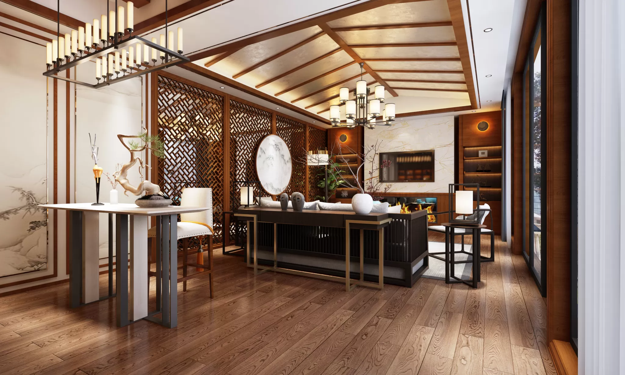 LIVING ROOM – CHINESE STYLE – 1467