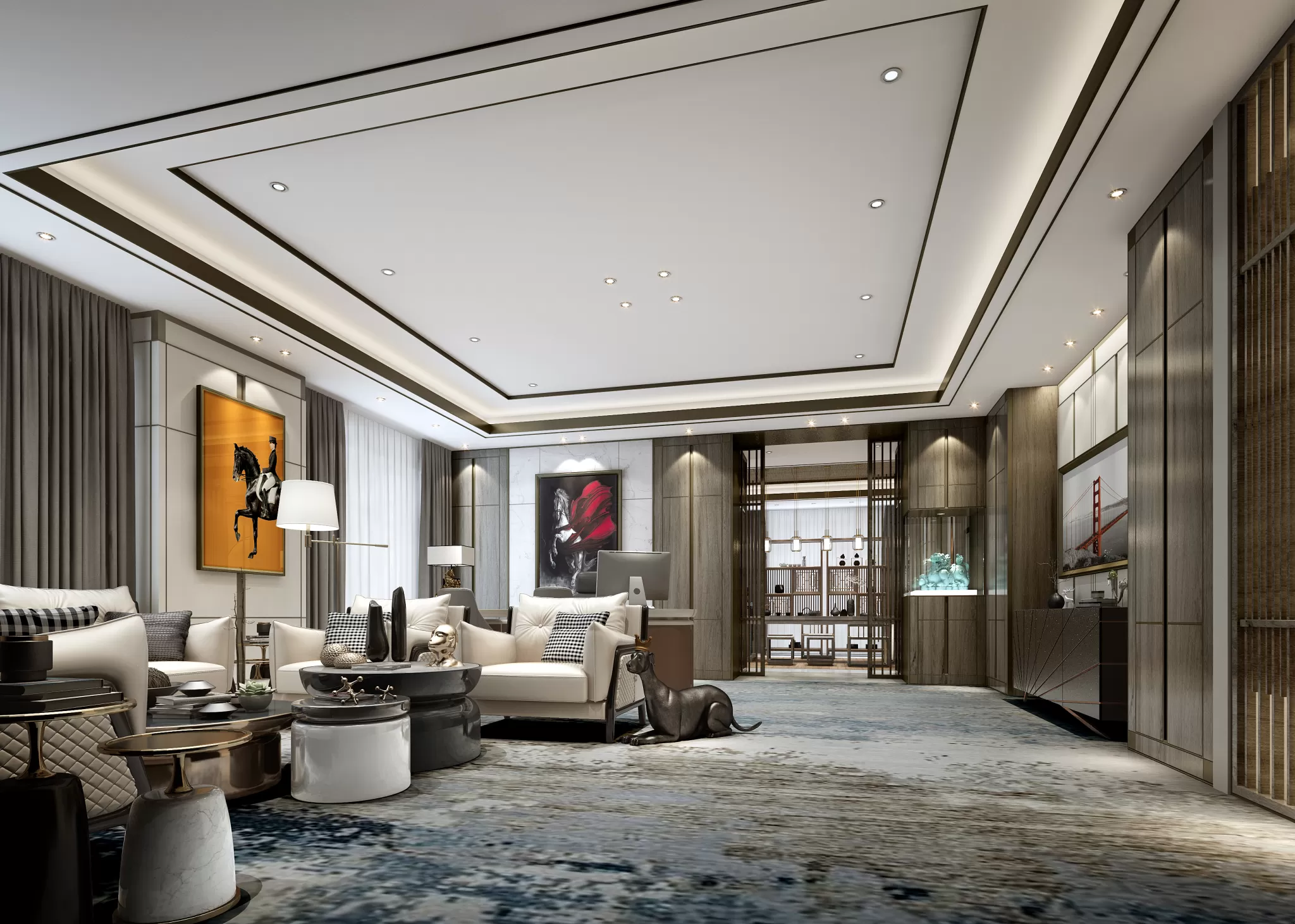 LIVING ROOM – CHINESE STYLE – 1497