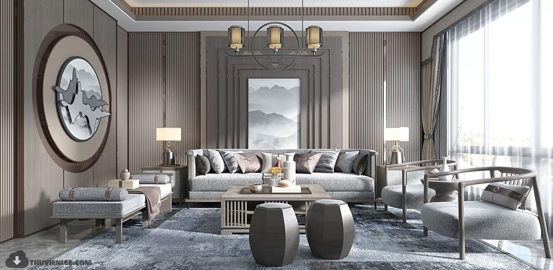 INTERIOR 3D MODELS – CHINESE STYLE – 3D MODELS – VRAY – 16