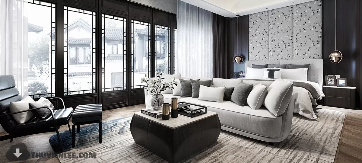 INTERIOR 3D MODELS – CHINESE STYLE – 3D MODELS – VRAY – 19