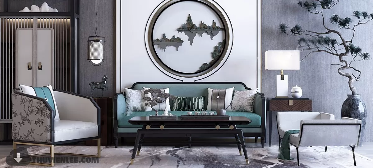 INTERIOR 3D MODELS – CHINESE STYLE – 3D MODELS – VRAY – 25