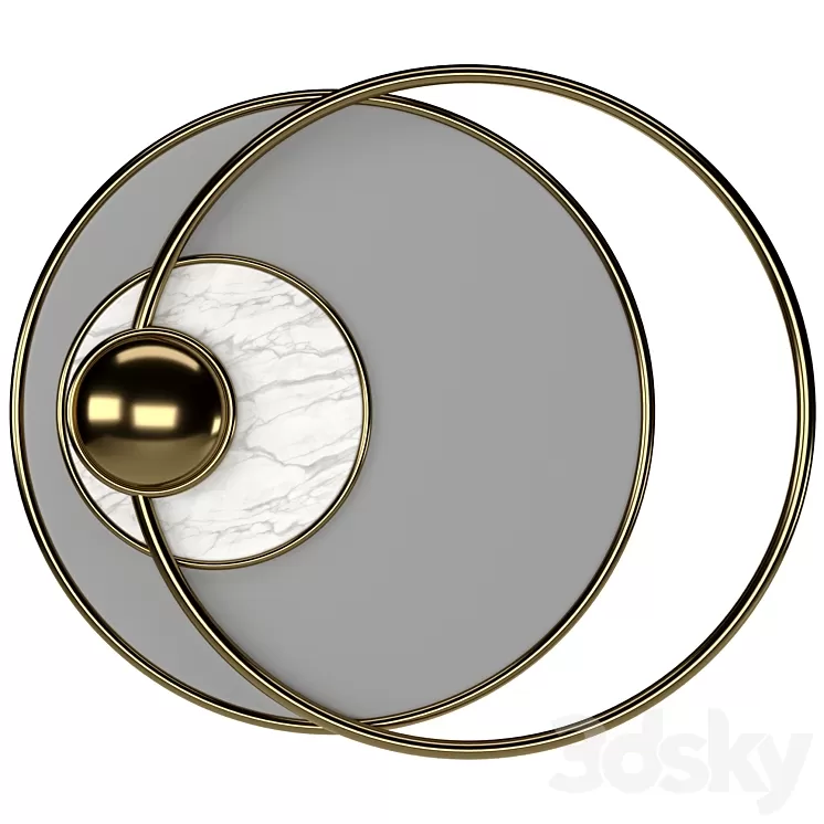 living room decor LaLume DK20911-23 3D Model Free Download