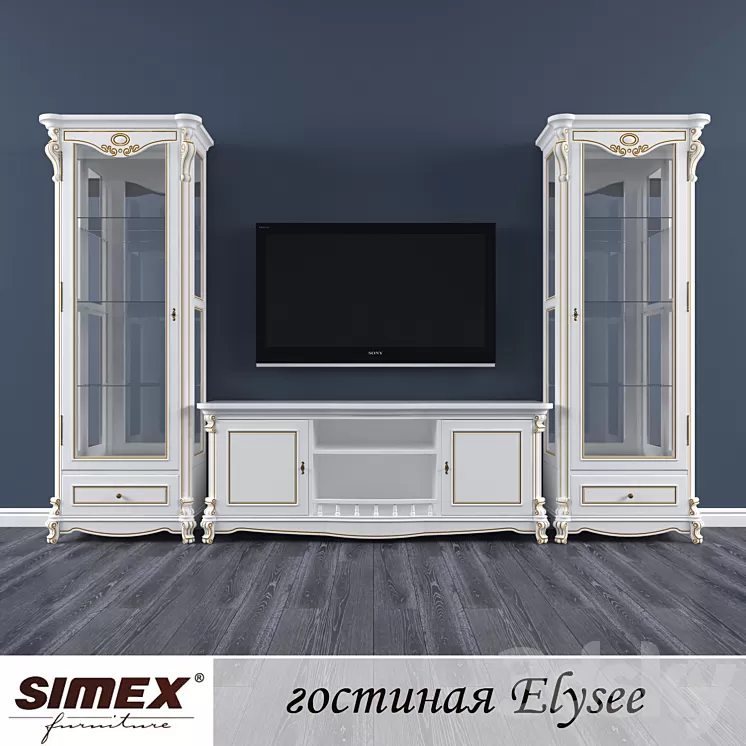 Living room "Elysee" SIMEX 3D Model Living room "Elysee" SIMEX 3D Model