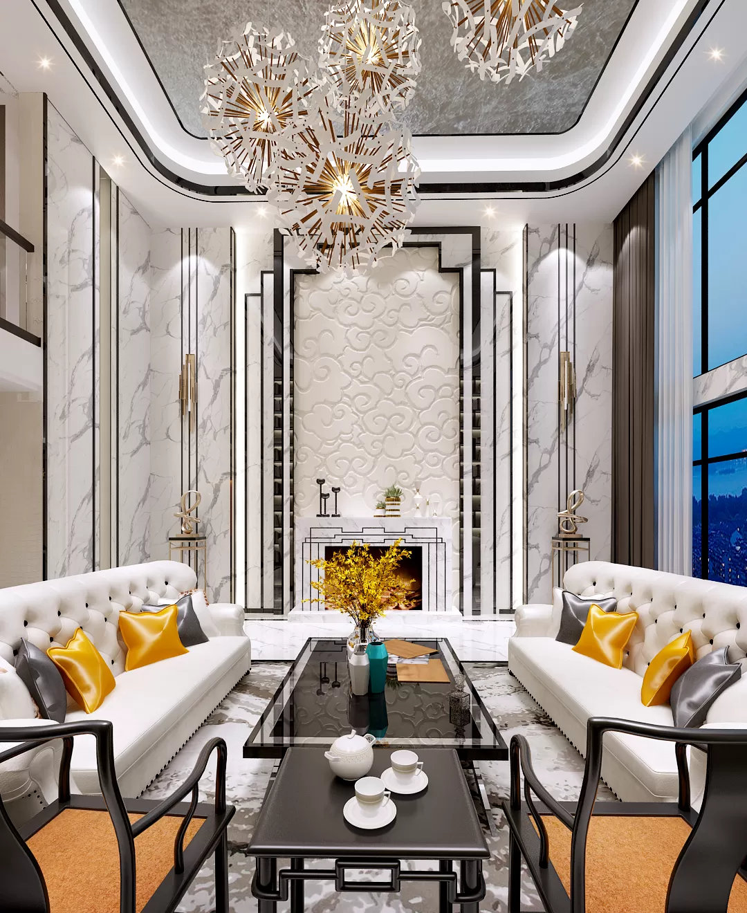 LIVING ROOM – EUROPEAN STYLE – 1861