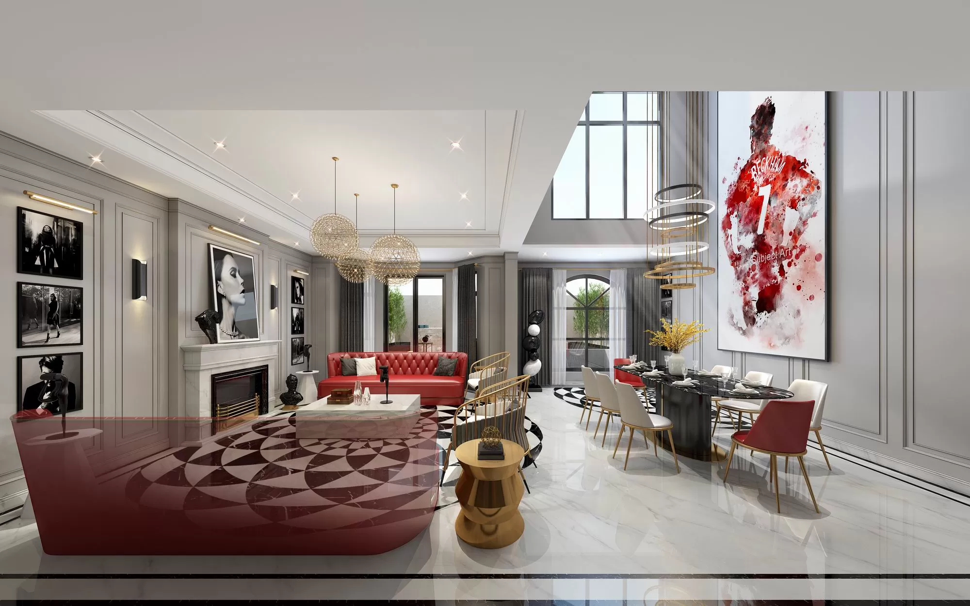 LIVING ROOM – EUROPEAN STYLE – 1866