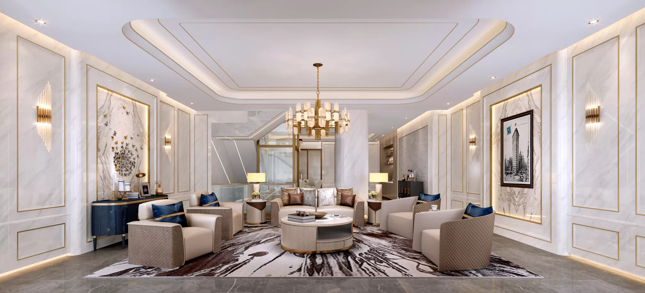 LIVING ROOM – EUROPEAN STYLE – 1875