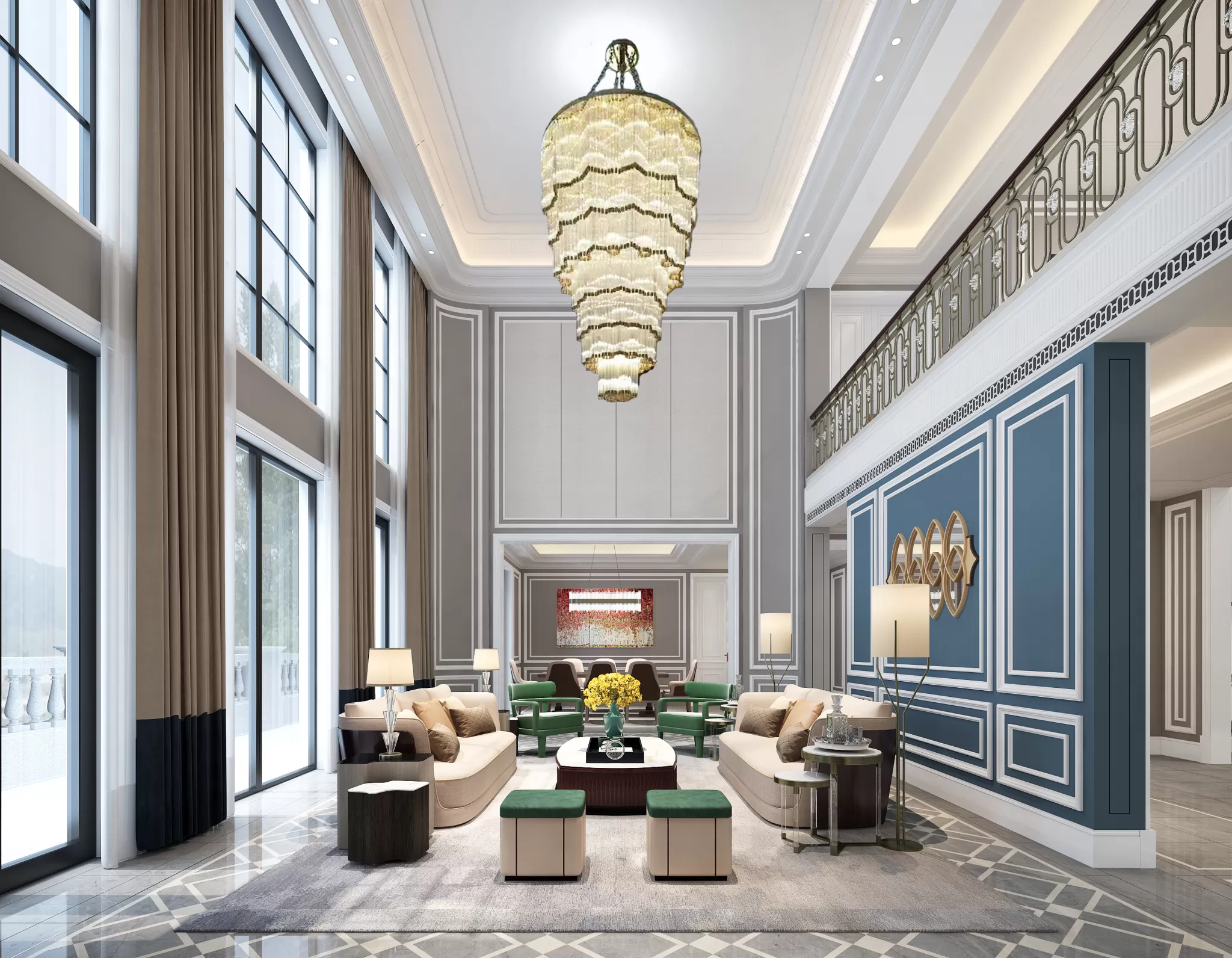 LIVING ROOM – EUROPEAN STYLE – 1884