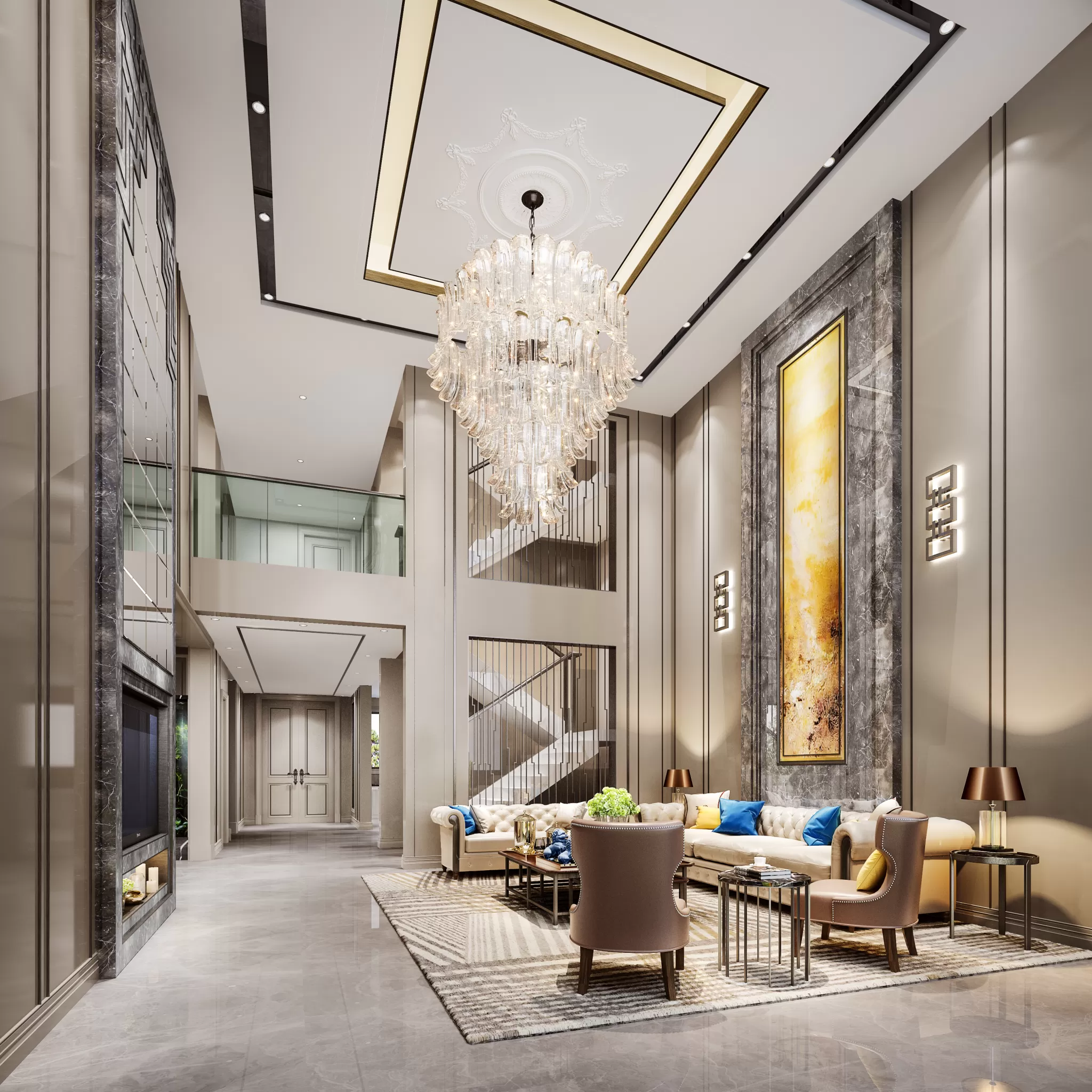 LIVING ROOM – EUROPEAN STYLE – 1896