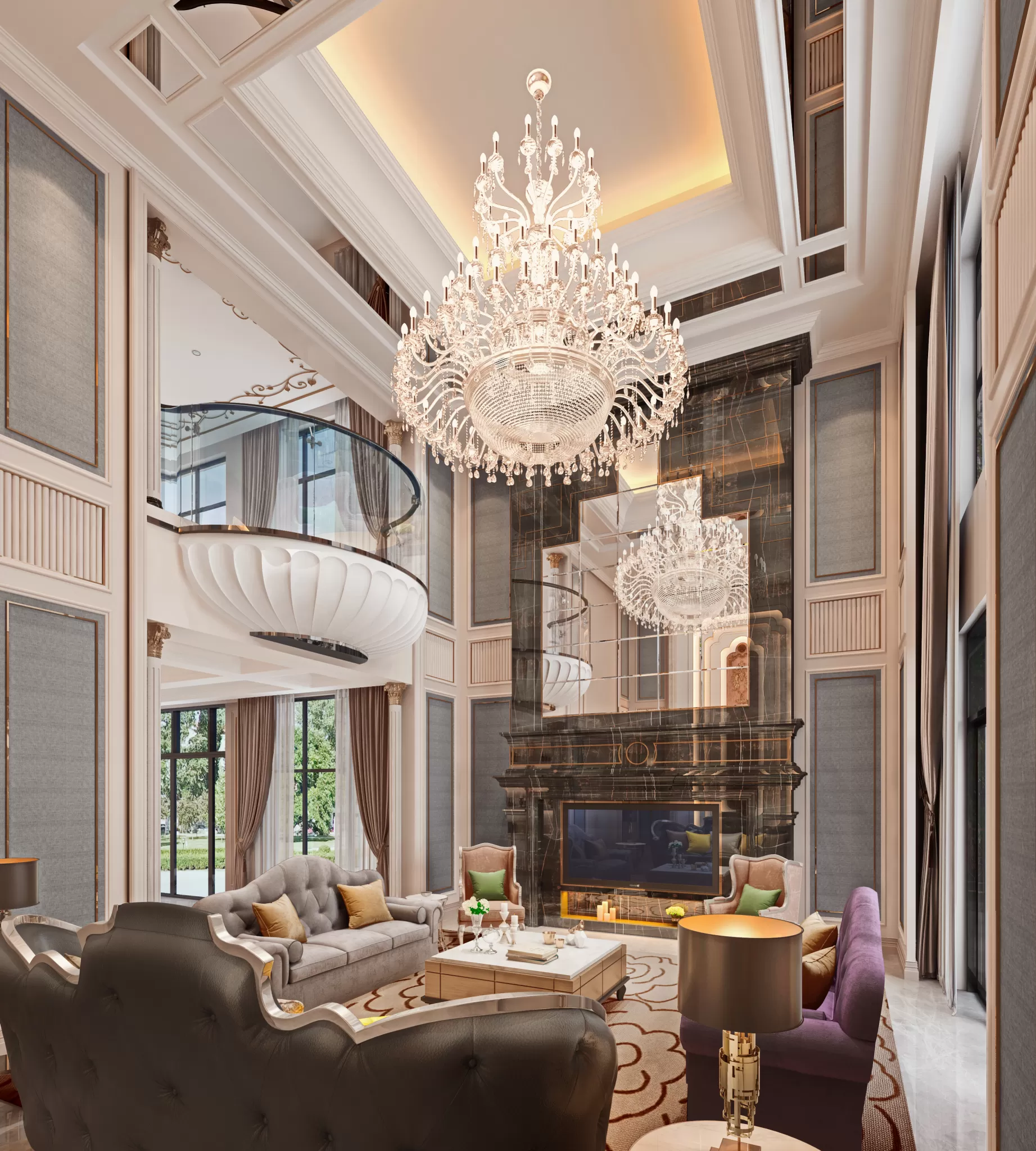 LIVING ROOM – EUROPEAN STYLE – 1898