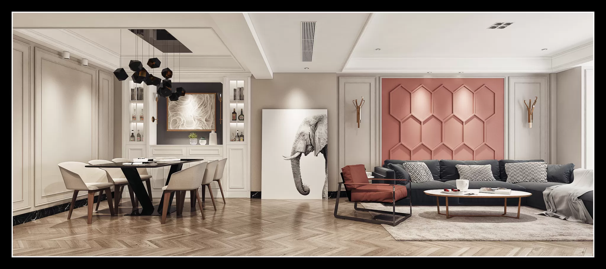 LIVING ROOM – EUROPEAN STYLE – 1902