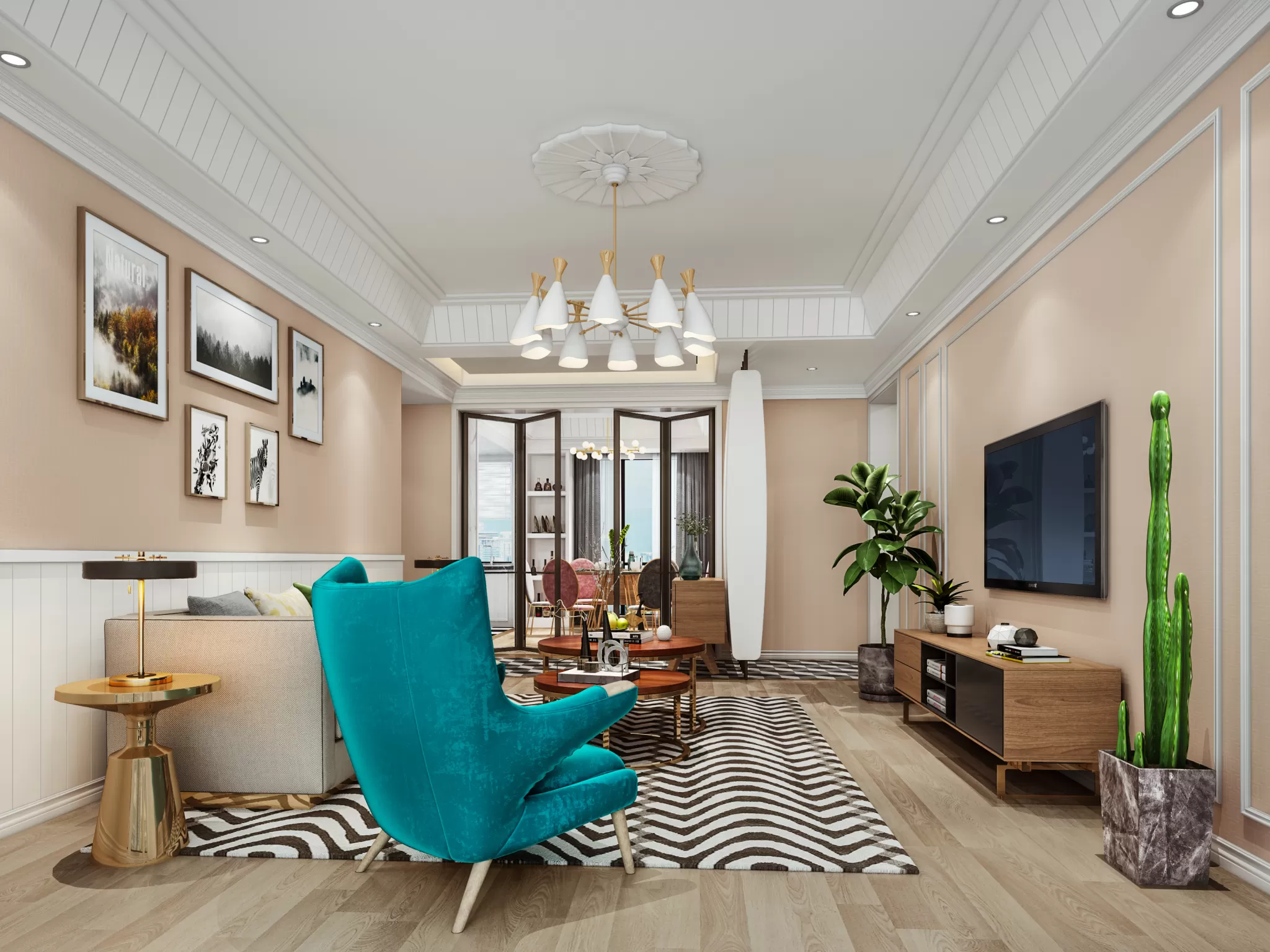 LIVING ROOM – EUROPEAN STYLE – 1903