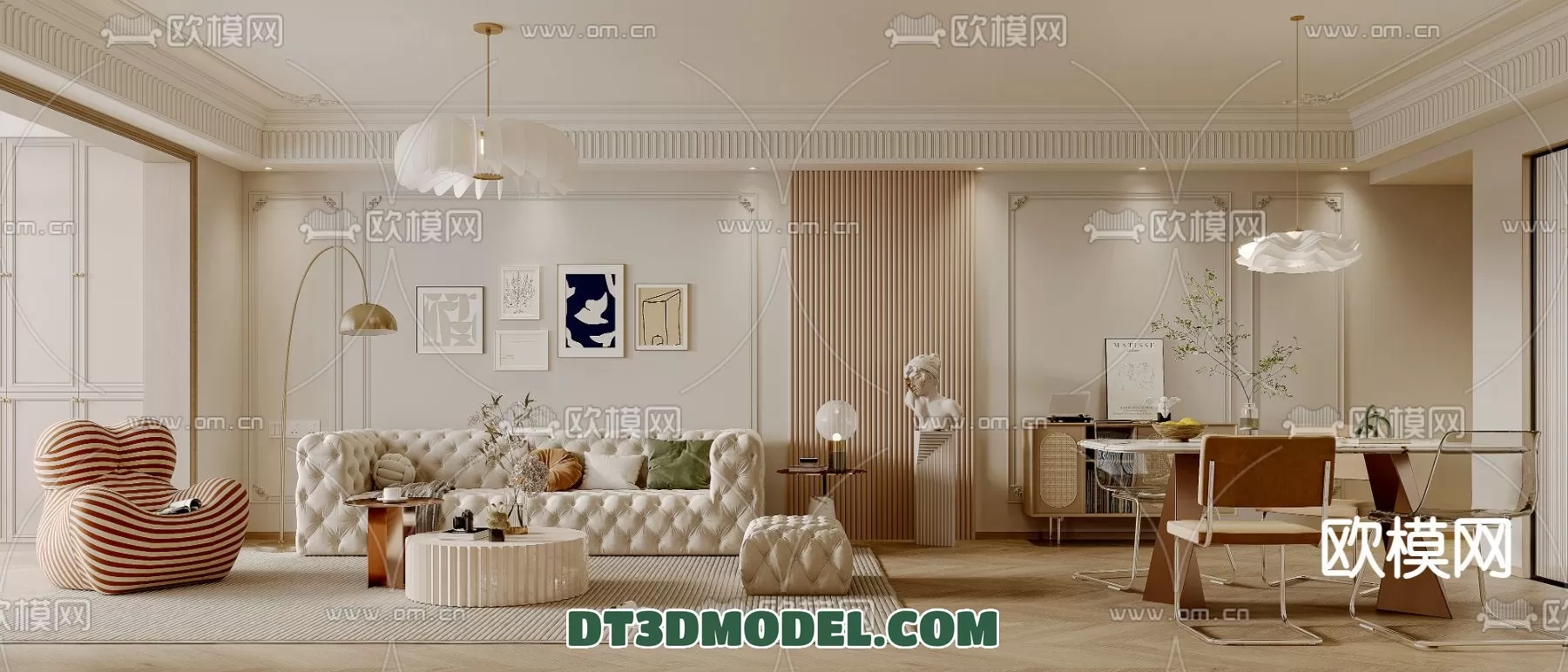 LIVING ROOM – EUROPEAN STYLE – 6238