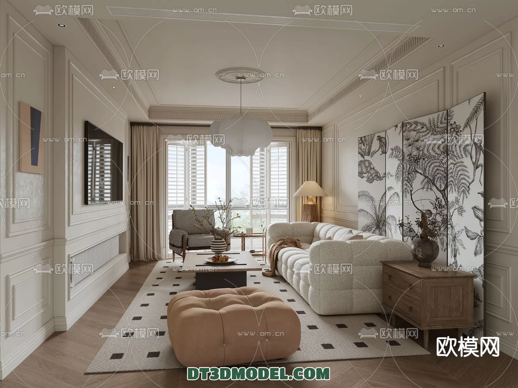 LIVING ROOM – EUROPEAN STYLE – 6240