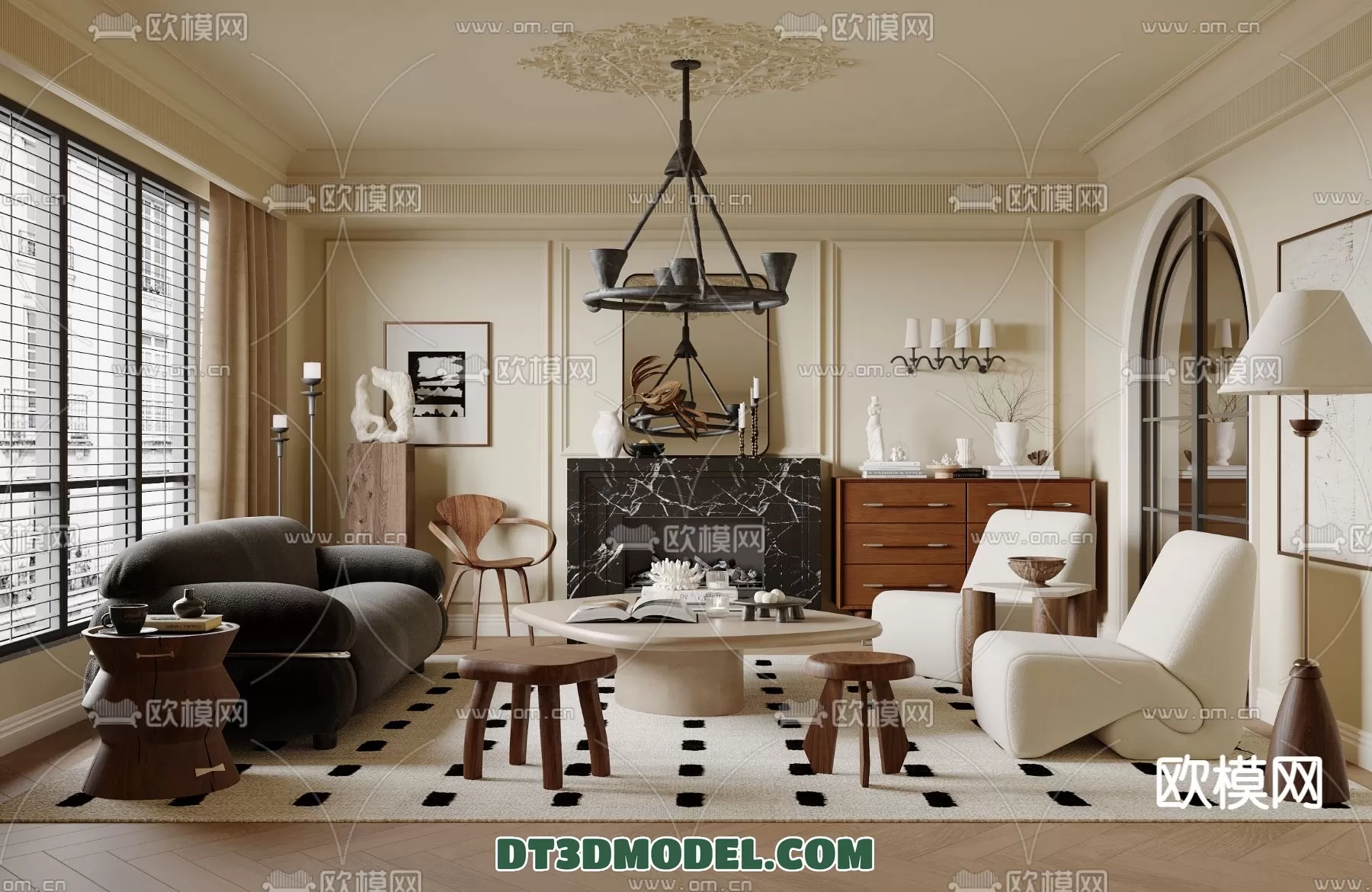LIVING ROOM – EUROPEAN STYLE – 6247