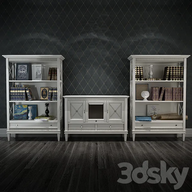 Living Room Furniture (Cabinet) Tosato (count. Desideri) 3DModel
