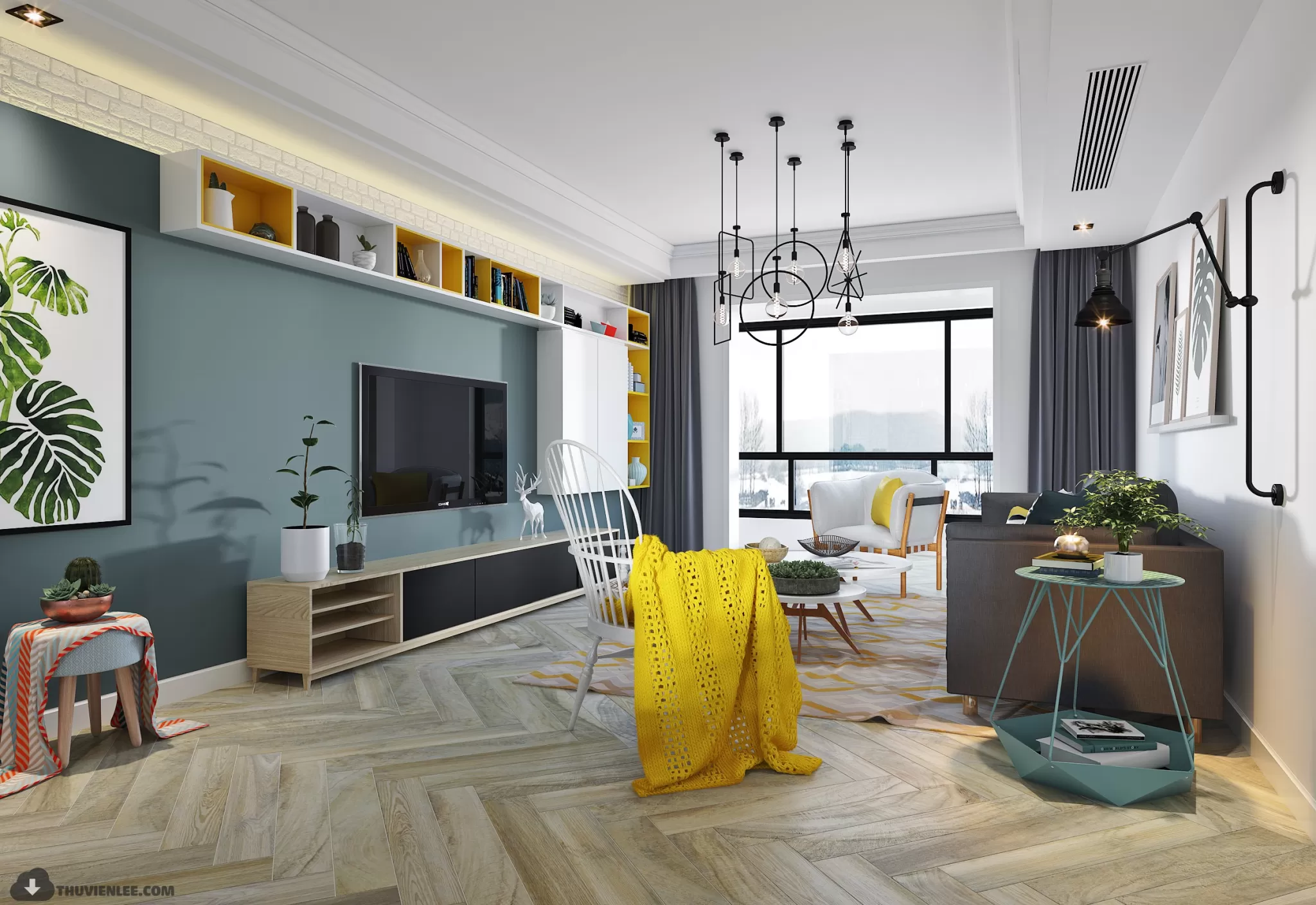 INTERIOR 3D MODELS – MODERN STYLE – 3D MODELS – VRAY – 35