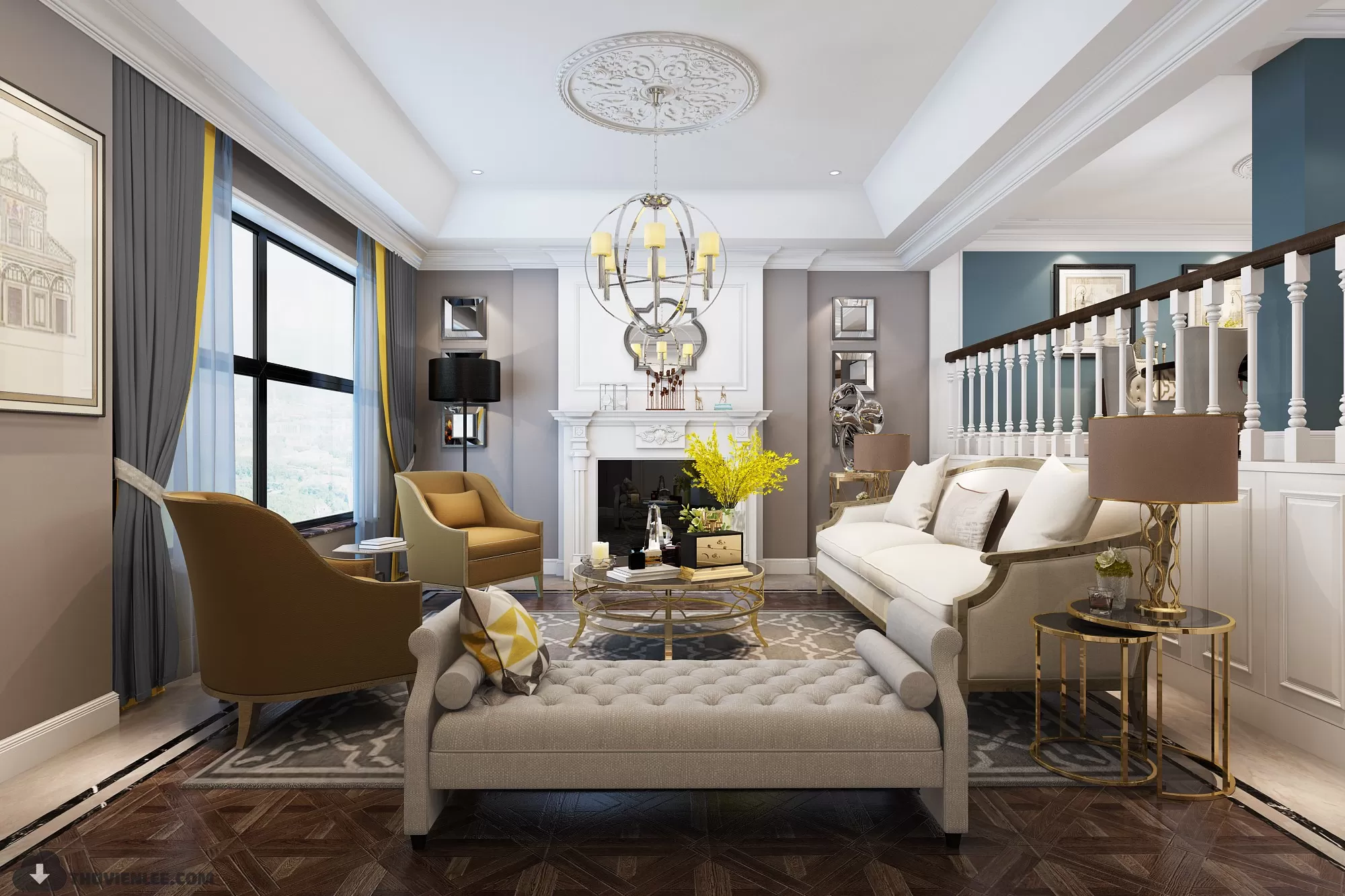 INTERIOR 3D MODELS – MODERN STYLE – 3D MODELS – VRAY – 43