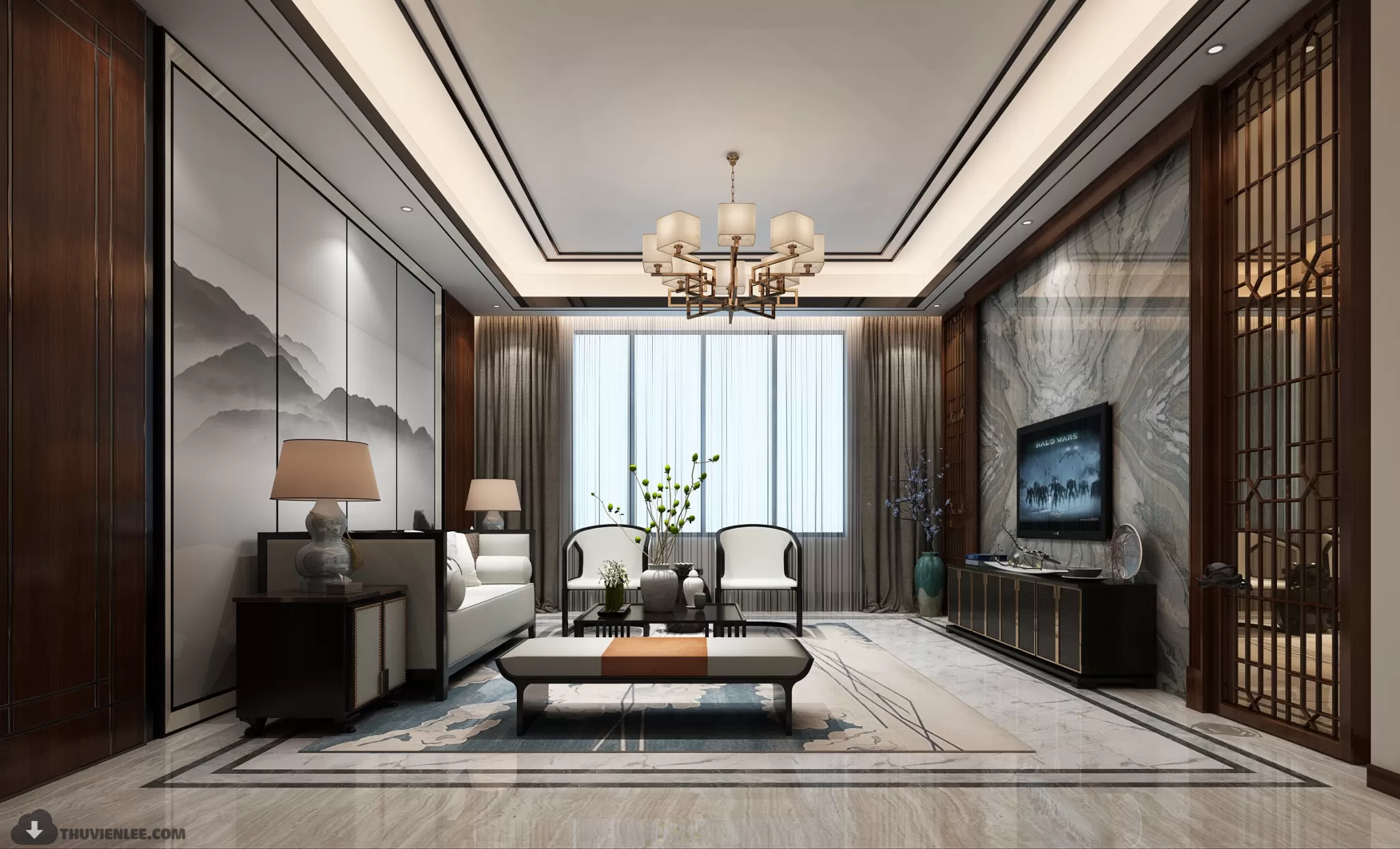 INTERIOR 3D MODELS – MODERN STYLE – 3D MODELS – VRAY – 46