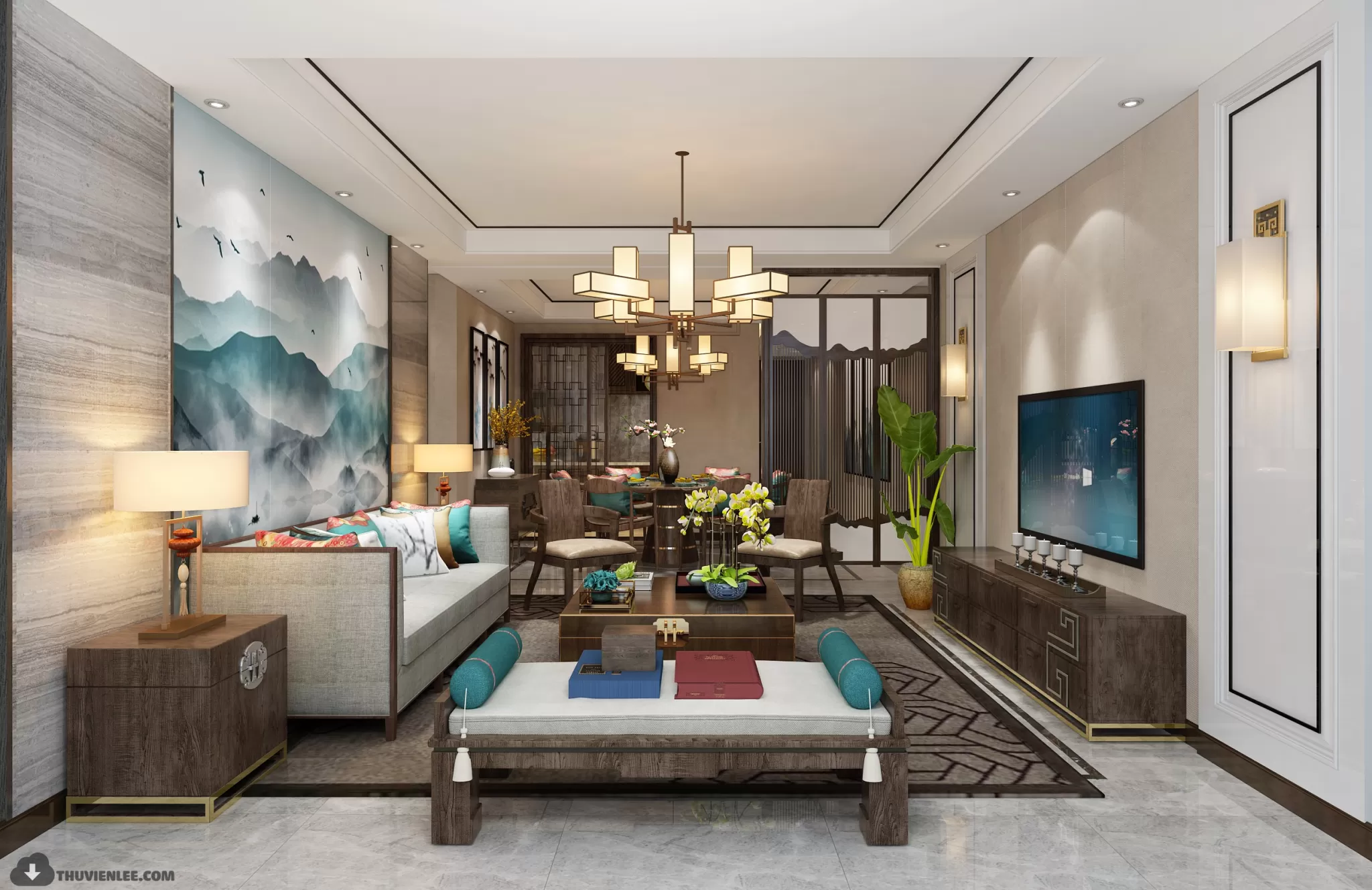 INTERIOR 3D MODELS – MODERN STYLE – 3D MODELS – VRAY – 48