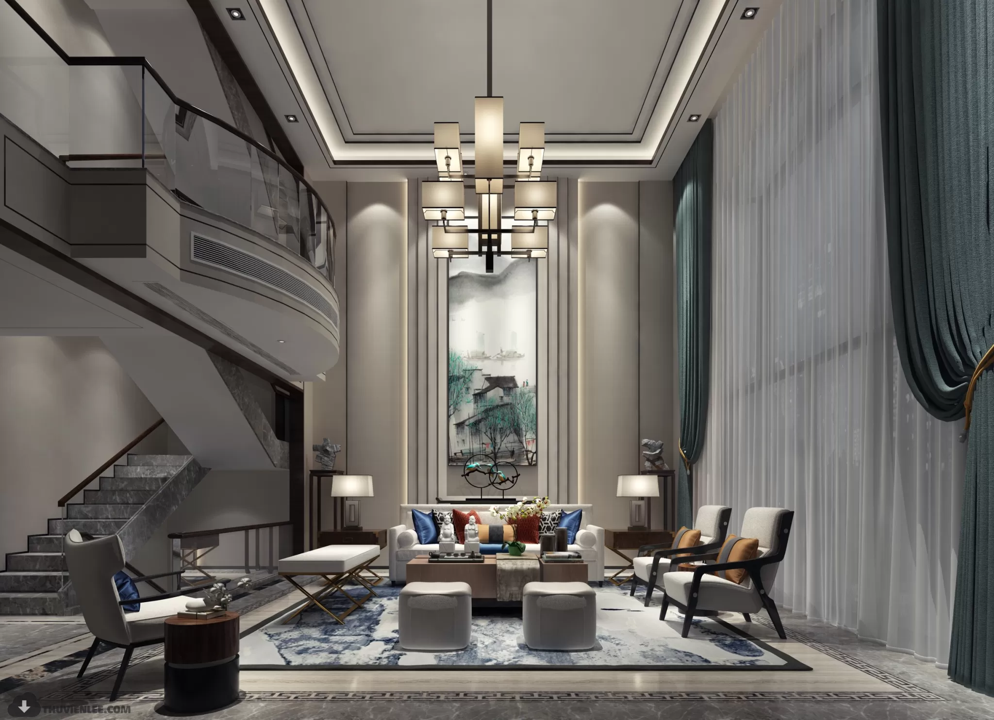 INTERIOR 3D MODELS – MODERN STYLE – 3D MODELS – VRAY – 52