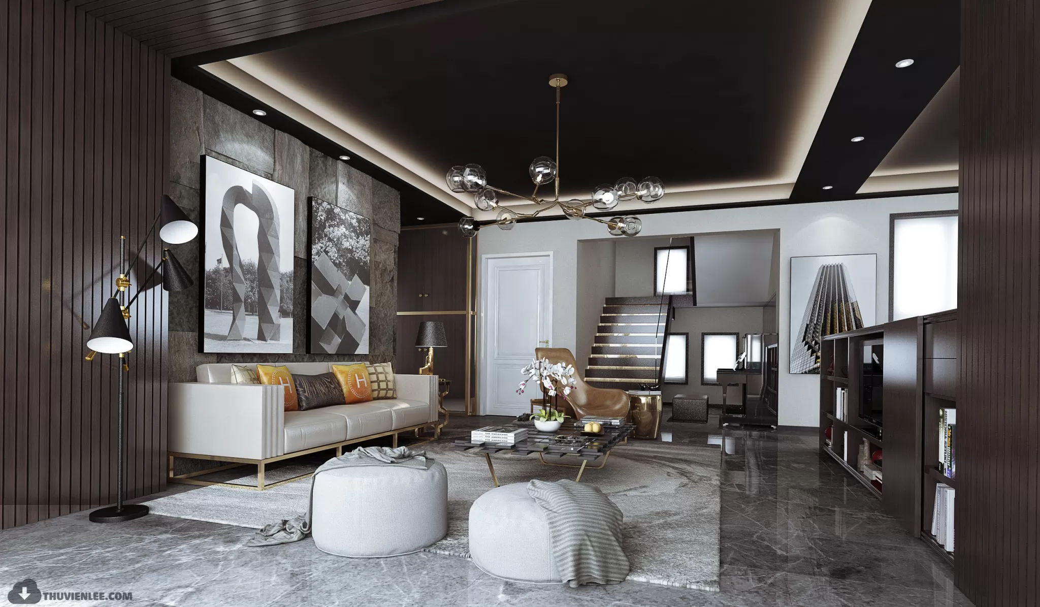 INTERIOR 3D MODELS – MODERN STYLE – 3D MODELS – VRAY – 56