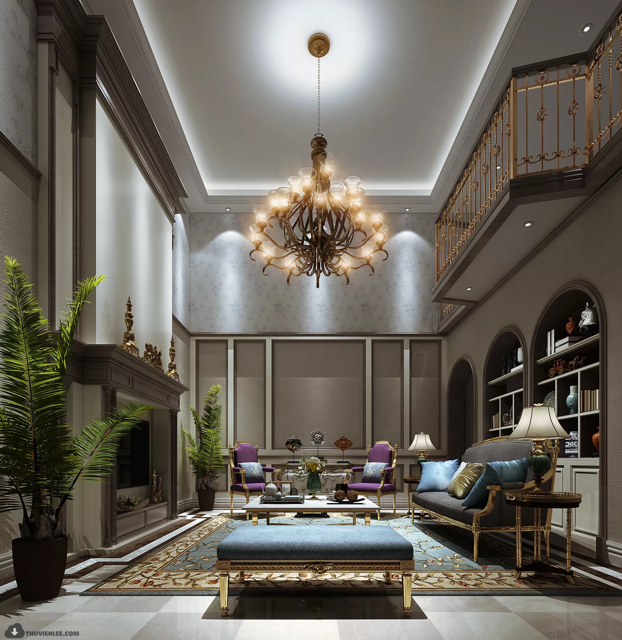 INTERIOR 3D MODELS – MODERN STYLE – 3D MODELS – VRAY – 63
