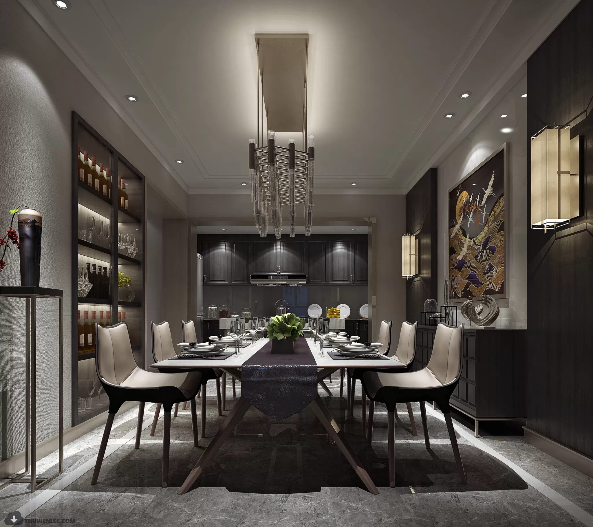 INTERIOR 3D MODELS – MODERN STYLE – 3D MODELS – VRAY – 64