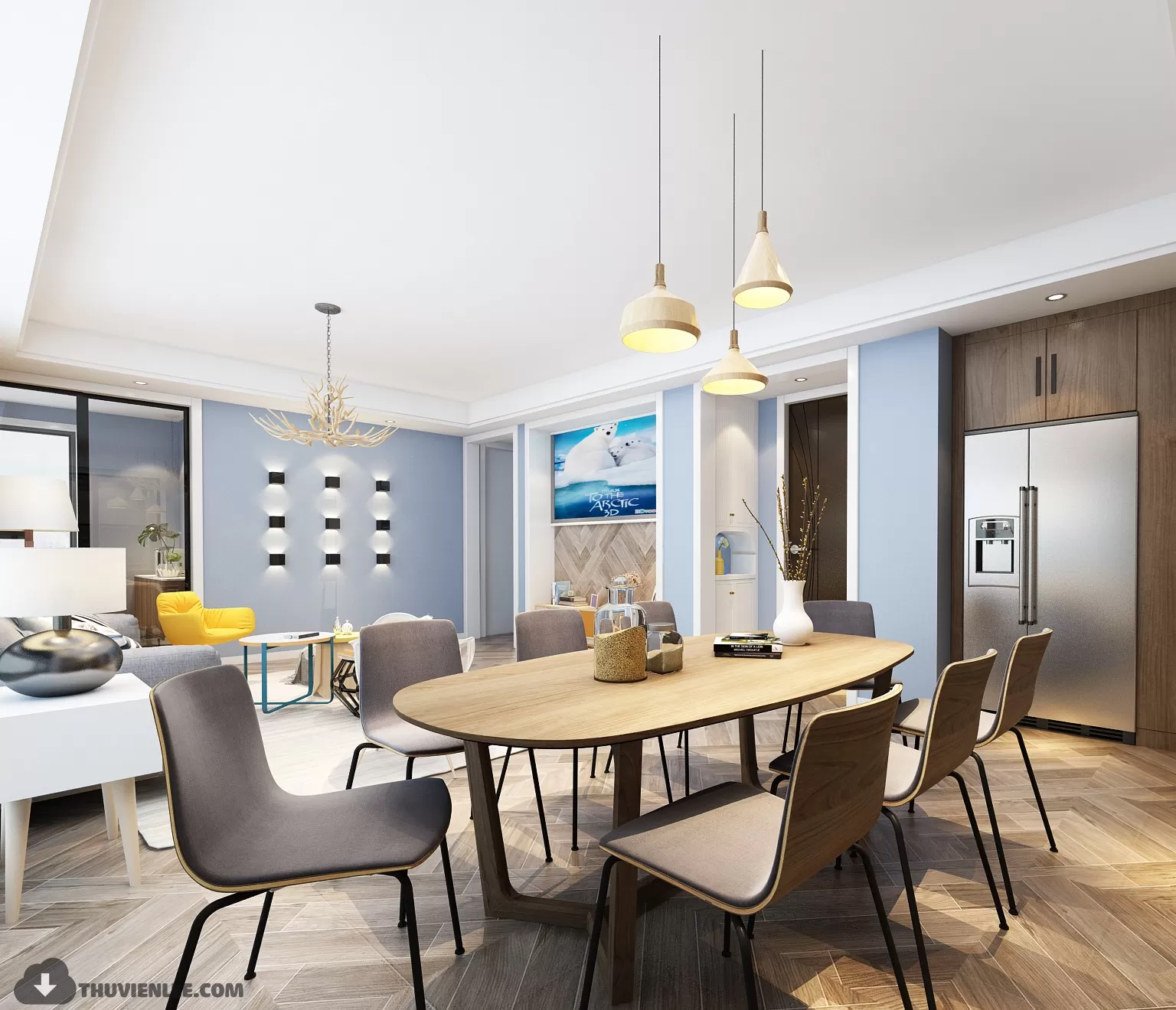 INTERIOR 3D MODELS – MODERN STYLE – 3D MODELS – VRAY – 71