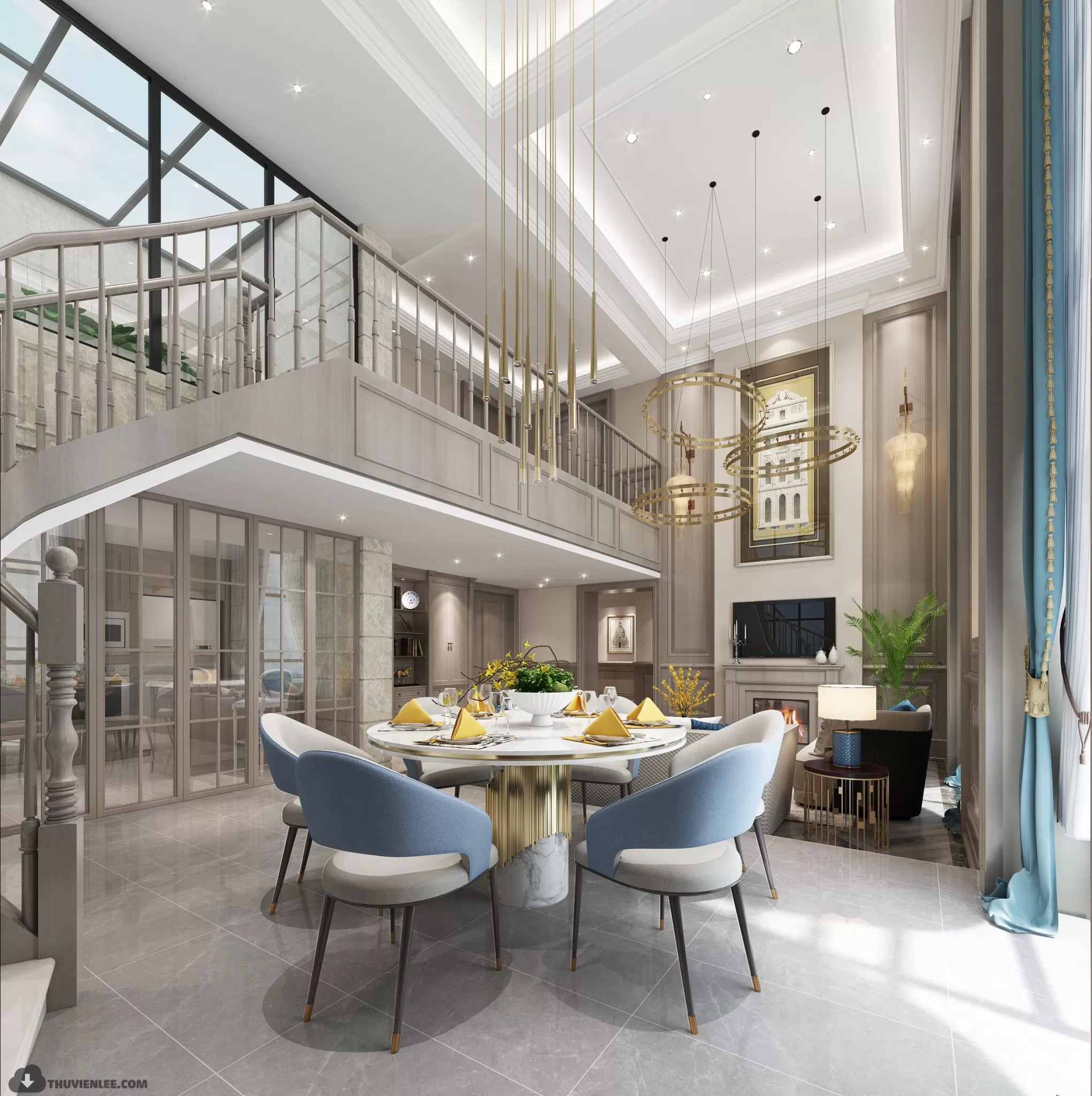 INTERIOR 3D MODELS – MODERN STYLE – 3D MODELS – VRAY – 74