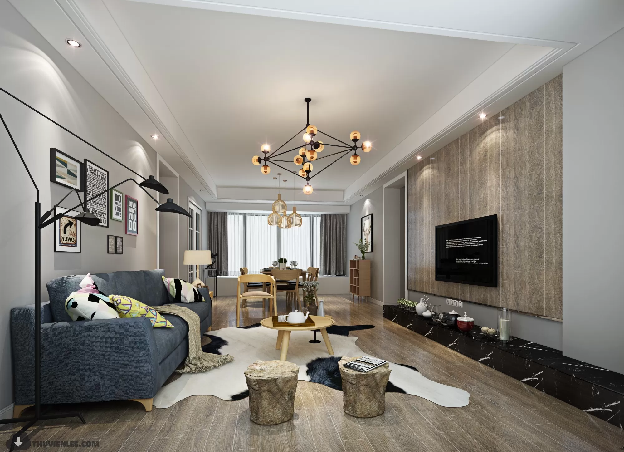 INTERIOR 3D MODELS – MODERN STYLE – 3D MODELS – VRAY – 109