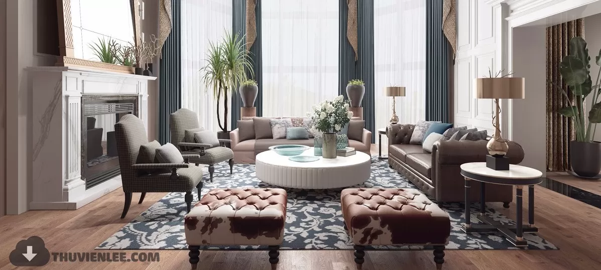 INTERIOR 3D MODELS – MODERN STYLE – 3D MODELS – VRAY – 113