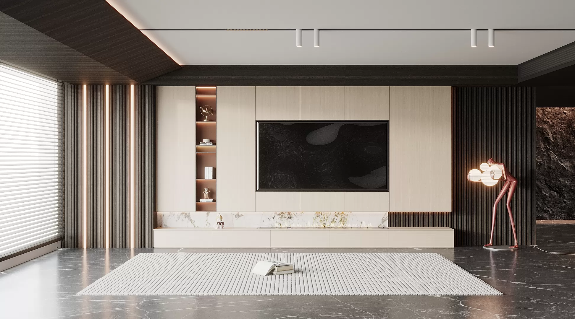 LIVING ROOM – MODERN STYLE – 3D SCENE – 012 LIVING ROOM – MODERN STYLE – 3D SCENE – 012