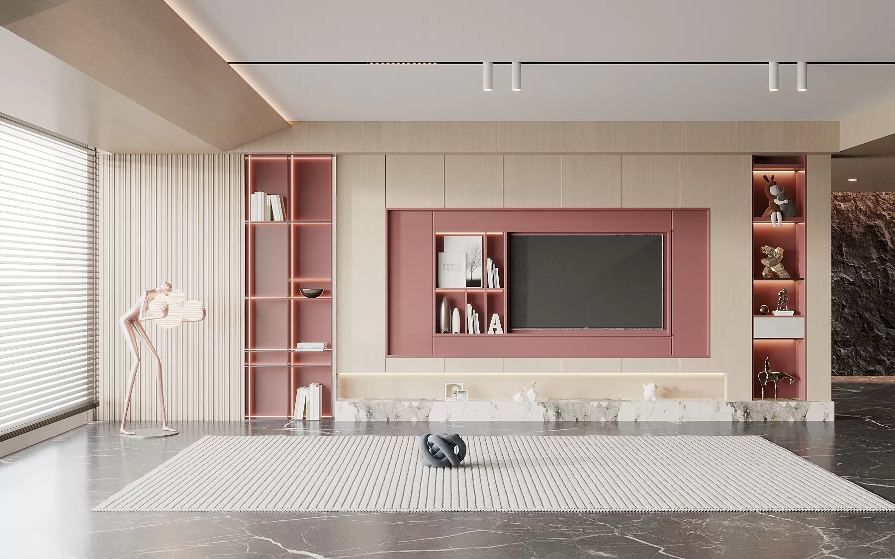 LIVING ROOM – MODERN STYLE – 3D SCENE – 013 LIVING ROOM – MODERN STYLE – 3D SCENE – 013