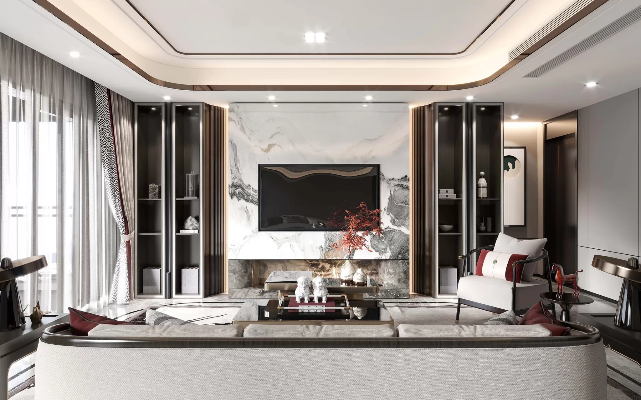 LIVING ROOM – MODERN STYLE – 3D SCENE – 021 LIVING ROOM – MODERN STYLE – 3D SCENE – 021